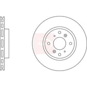 Apec Front Brake Vented Discs & Pads fits Honda Accord 1998-2003 2.0 3.0