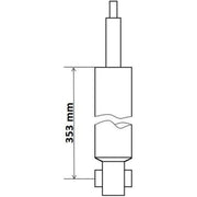 KYB Shock Absorber Damper Strut Rear fits Dacia Logan II 2012 on 1.2