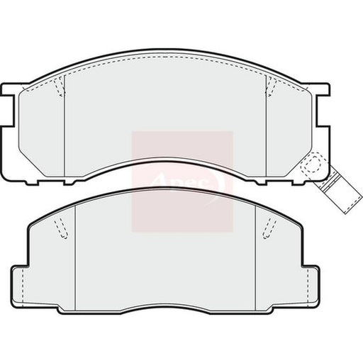 Apec Front Brake Pad Set fits Toyota Previa / Estima I 1990-2000 2.4