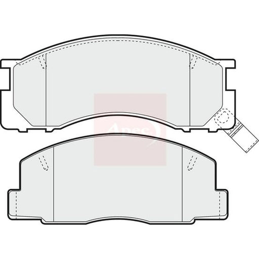 Apec Front Brake Pad Set PAD744