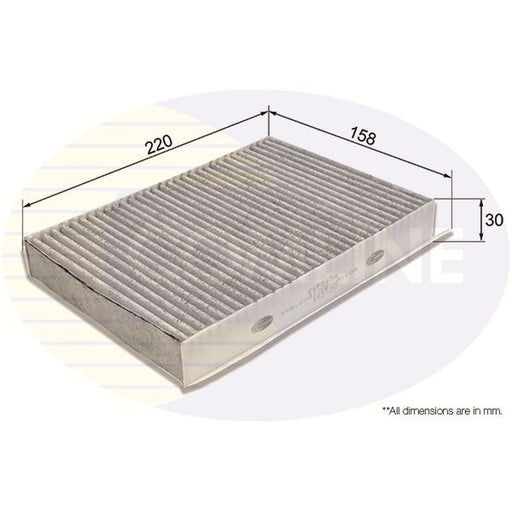 Comline Cabin Air Filter (Pollen Filter) fits Alfa Romeo Tonale 2022 on