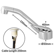 Florenz Chrome Cold Water Tap Elegant Chrome Cold Water Tap for Motorhomes/Ca Florenz - Dynamic Drive