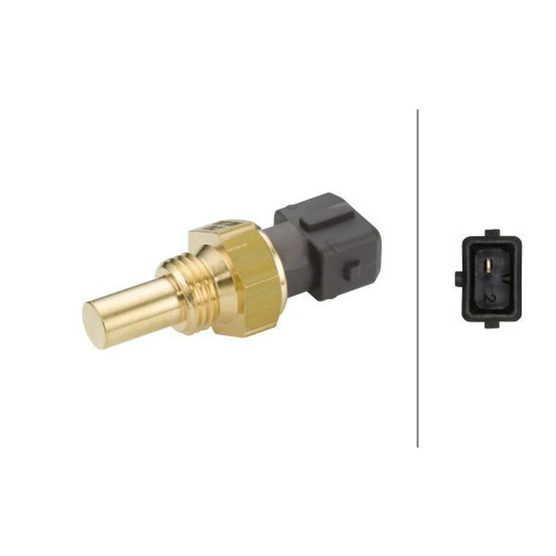 Hella Coolant Temperature Sensor fits BMW 3 1982-1999 2.3 2.5 2.7