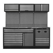 Sealey Modular Storage System Combo Stainless Steel Worktop APMSSTACK14SS Sealey - Dynamic Drive