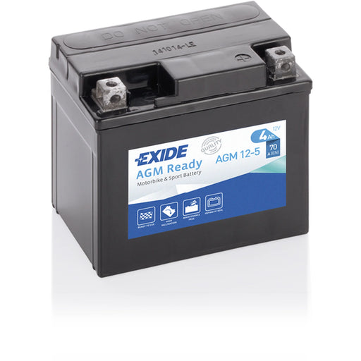 Exide Battery 12V 4Ah 70A AGM12-5