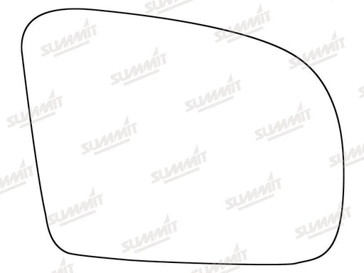 Summit Stick-On Standard Mirror Glass fits Mercedes M Class 08 to 15 RHS Summit - Bars 4 Cars