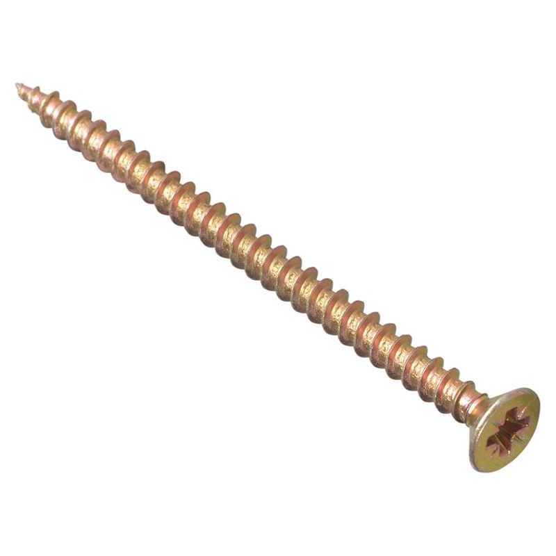 Forgefix Multi-Purpose Pozi Compatible Screw CSK ST ZYP 6.0 x 70mm Box 100 ForgeFix - Dynamic Drive