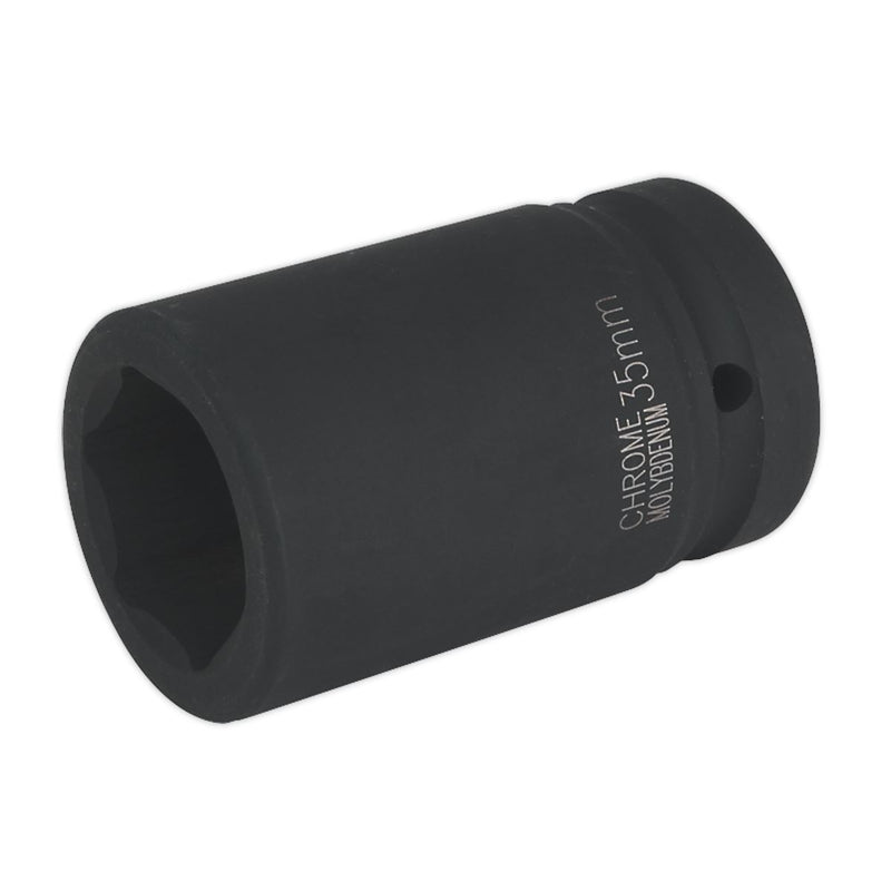 Sealey Impact Socket 35mm Deep 1"Sq Drive IS135D Sealey - Dynamic Drive