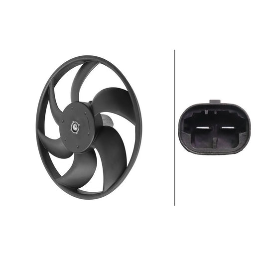 Hella Engine Cooling Fan fits Dacia Dokker 2012-2021 1.2 1.3 1.5 1.6
