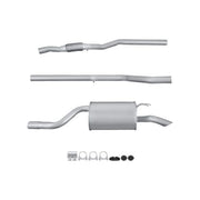 Hella End Silencer Rear fits Fiat Idea 2004 on 1.3