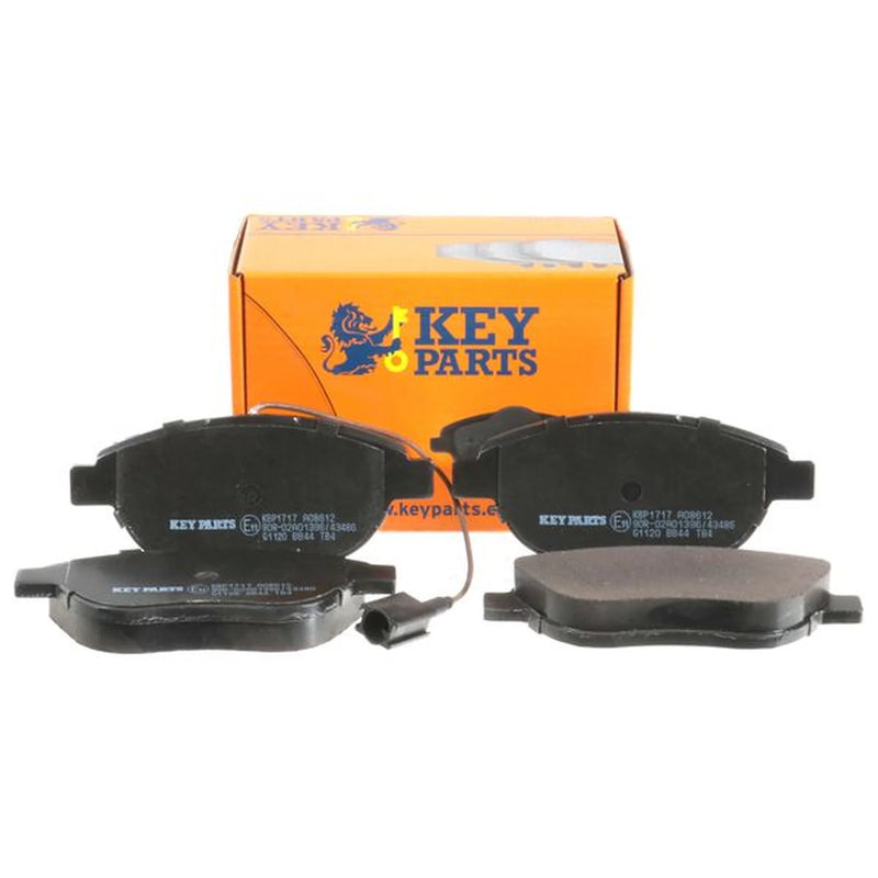 Key Parts Front & Rear Brake Discs & Pads fits Lancia Musa 2009-2012 1.3