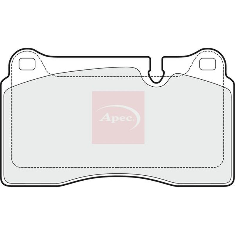Apec Front Brake Pad Set fits Land Rover Range Rover 2002-2012 4.2 4.4