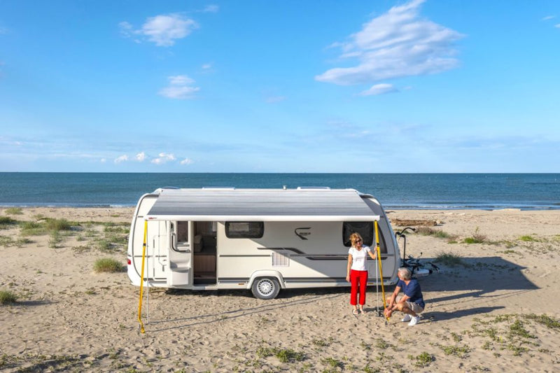F80s 400* Roof Installation Awning - Fiamma roof-mounted awnings designed for secure rooftop installation and reliable shade on campervans and motorhomes - NN4 Online