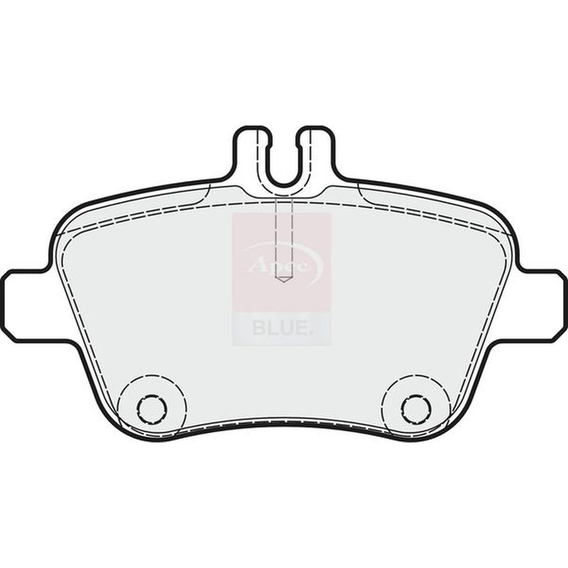 Apec Rear Brake Pad Set fits Infiniti Q30 2015 on 1.5 1.6 2.0 2.2