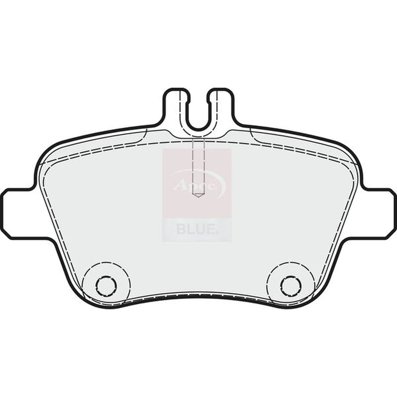 Apec Rear Brake Pad Set PD3722