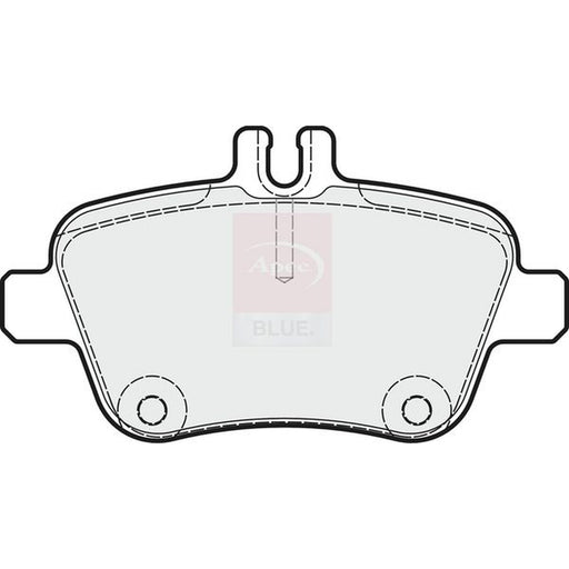Apec Rear Brake Pad Set fits Infiniti Q30 2015 on 1.5 1.6 2.0 2.2