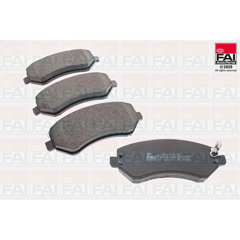 FAI Front & Rear Pads fits Jeep Cherokee 2001-2008 2.4 2.5 2.8 3.7