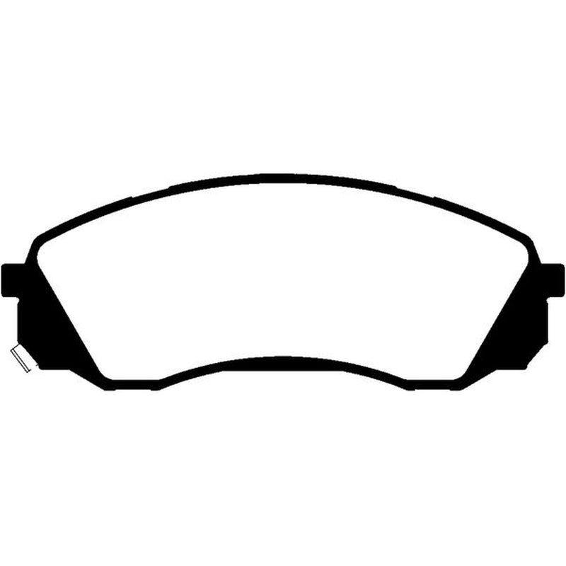 Abtex Front Brake Pad Set fits Hyundai I800 Travel 2008 on 2.5