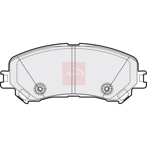 Apec Front Brake Vented Discs & Pads fits Renault Arkana I 2021 on 1.6