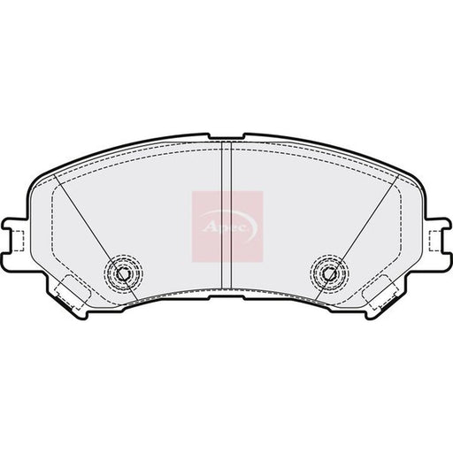 Apec Front Brake Pad Set PAD2144