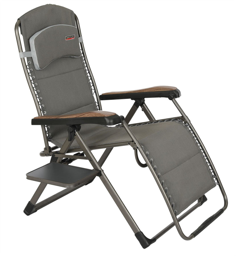 Quest Naples Pro Relax XL Camping Caravan Chair with Side Table Quest - Dynamic Drive