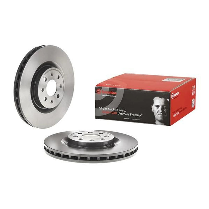 Brembo Front Brake Discs & Pads fits Abarth Grande Punto 2007-2010 1.4