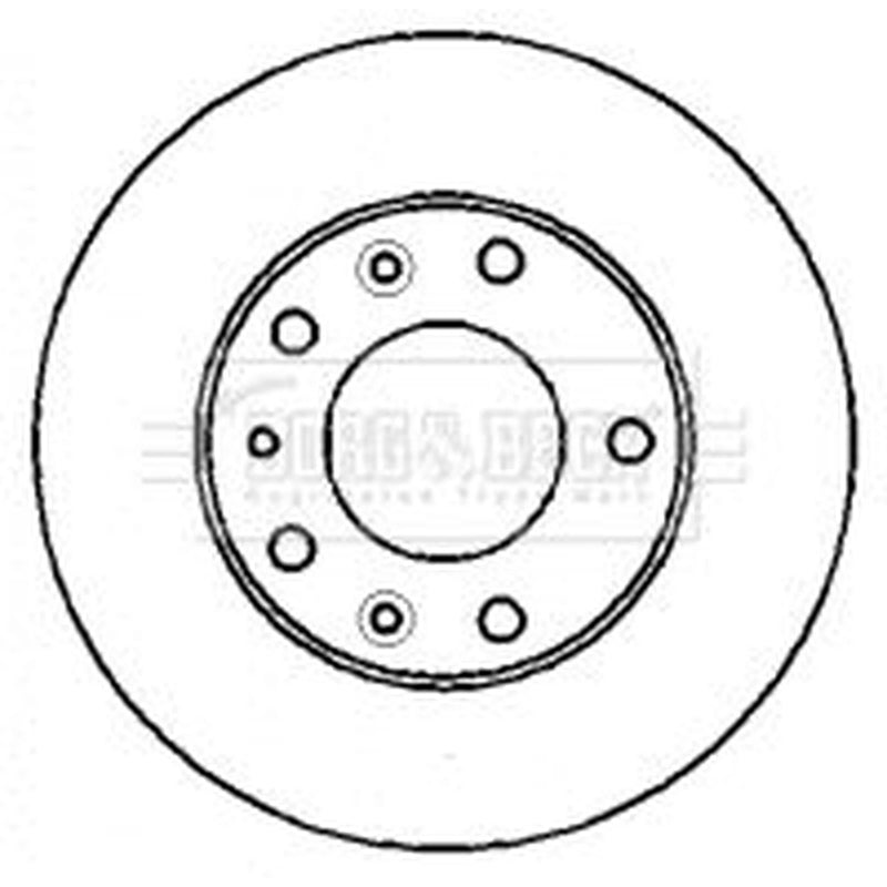 Borg & Beck Front & Rear Brake Discs & Pads fits Mazda Premacy 1999-2005 1.8