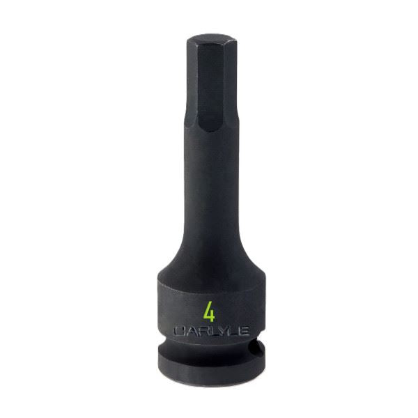 Carlyle Tools 3/8Dr 4mm Hex 60mm Long Impact Socket - image 1