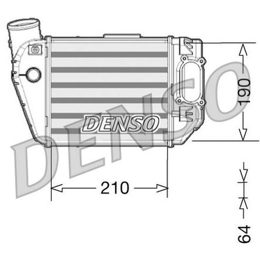 Denso Intercooler (Charge Air Cooler) Right fits Audi A4 B6 2002-2004 1.8
