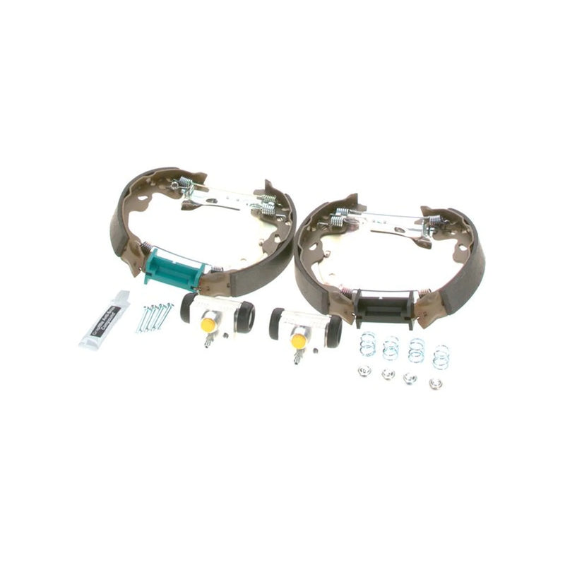 Bosch Brake Shoe Set Axle Kit fits Toyota Yaris/Vitz 2001-2005 1.0 1.3 1.4