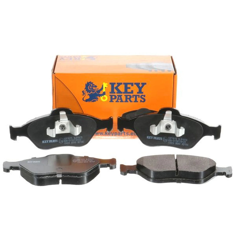 Key Parts 4 x Front Brake Pad Set fits Ford Courier Box Body 1996-2003 1.3 1.8