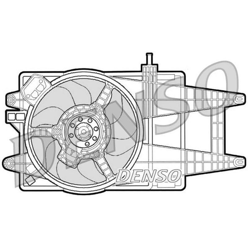 Denso Engine Cooling Fan fits Fiat Idea 2003-2005 1.4