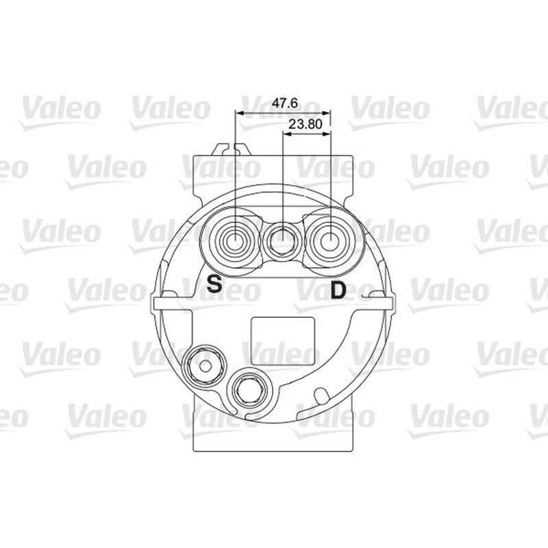 Valeo Air Conditioning Compressor 700869