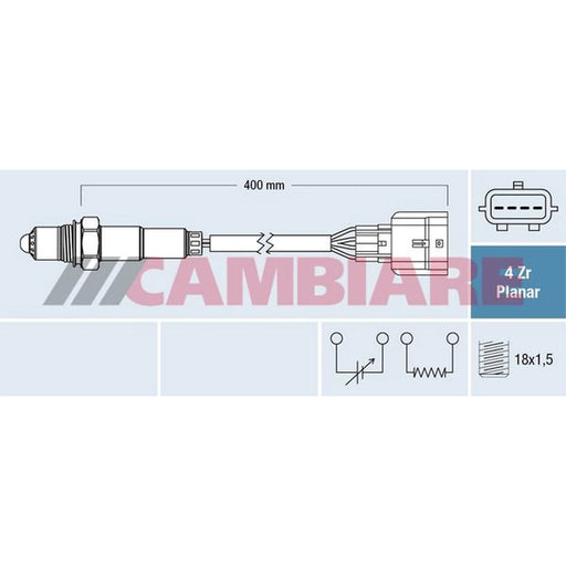 Cambiare O2 Lambda Oxygen Sensor before catalytic converter VE381817