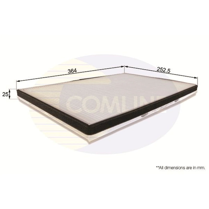 Comline Cabin Air Filter (Pollen Filter) fits Mercedes-Benz A-Class 1997-2004