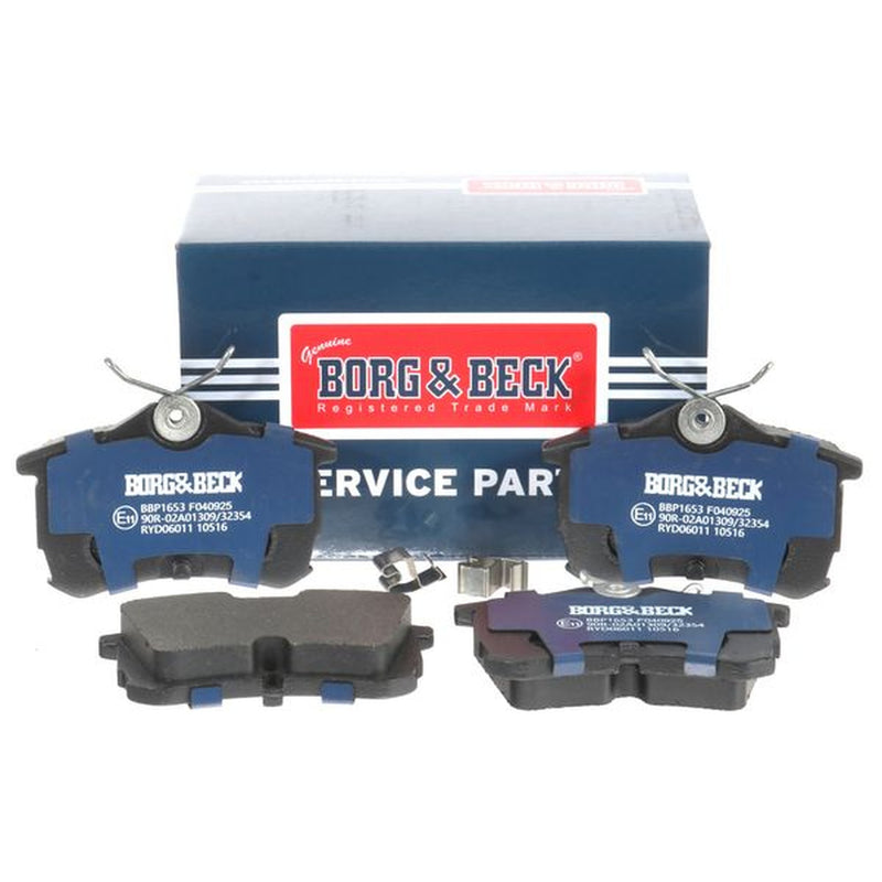Borg & Beck Rear Brake Discs & Pads fits Honda Accord VII 2003-2008 2.0 2.2 2.4