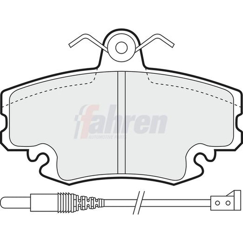 Fahren Front Brake Pad Set FBP3000