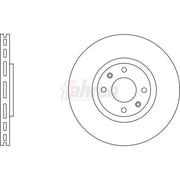 Fahren Front & Rear Brake Discs & Pads fits Peugeot 208 I 2012-2019 1.6