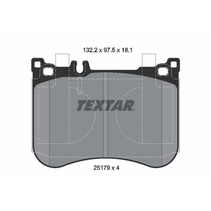 Textar Front Brake Pad Set 2517901