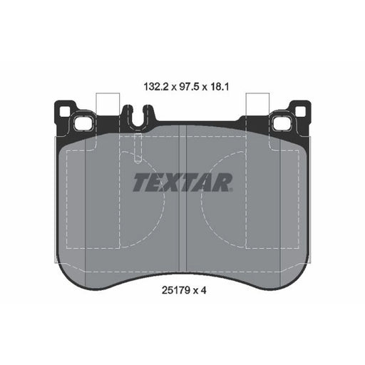 Textar Front Brake Pad Set 2517901