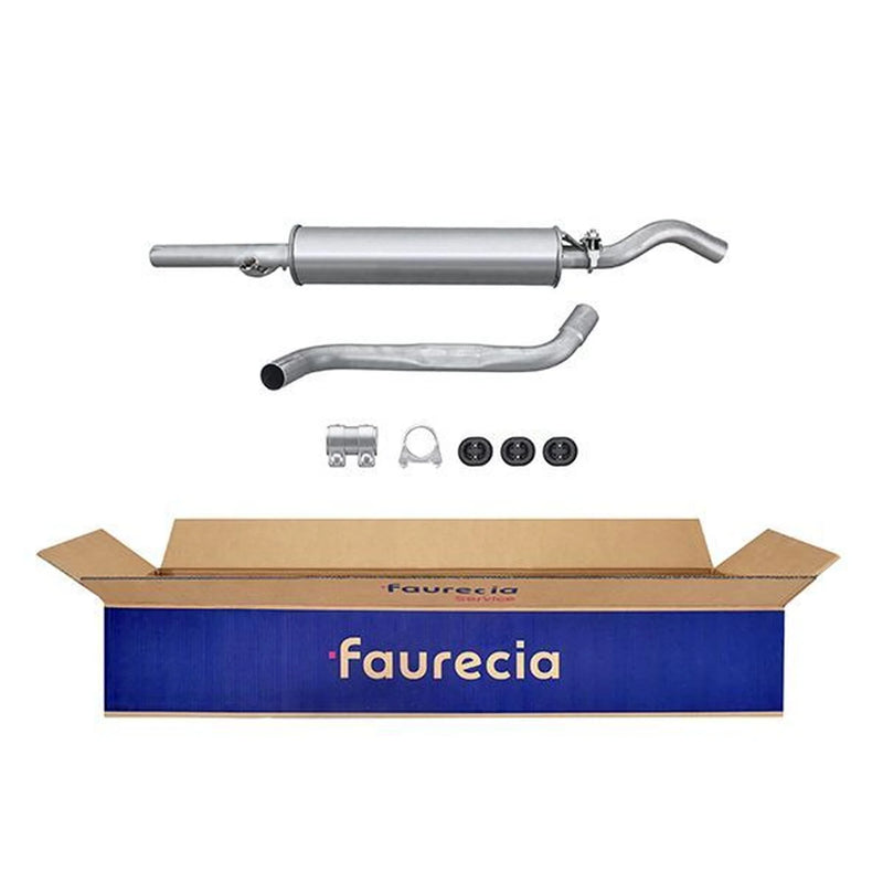 Hella End Silencer Rear fits VW Golf 1974-1984 1.1 1.3 1.5 1.6