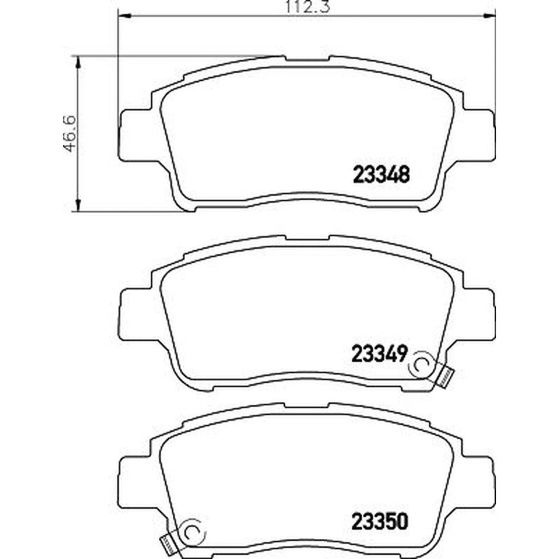 Mintex Front Brake Discs & Pads fits Toyota Yaris/Vitz 1999-2005 1.0 1.3 1.4