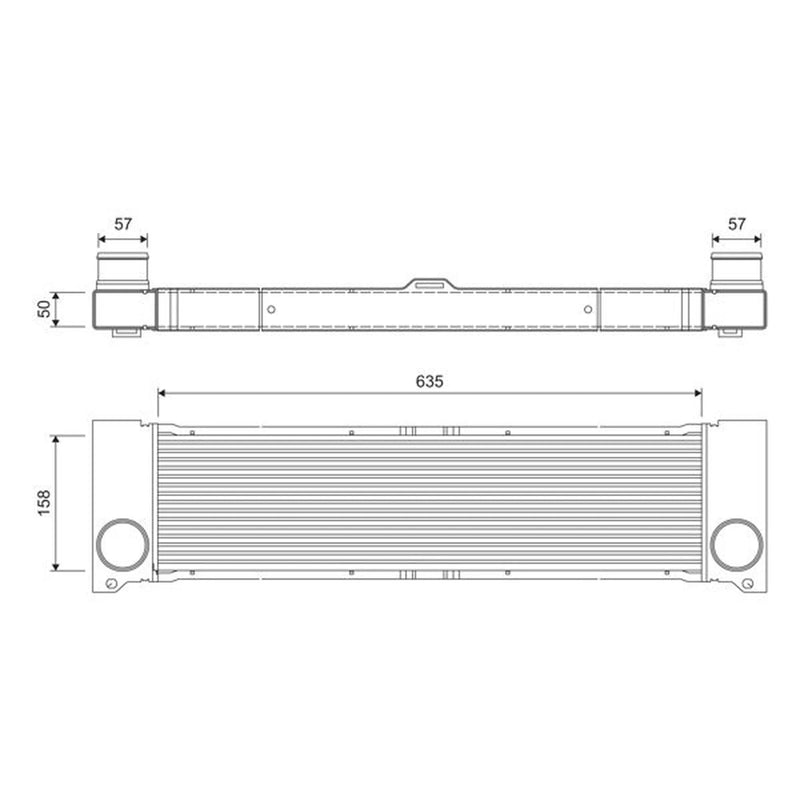 Valeo Intercooler (Charge Air Cooler) 818807