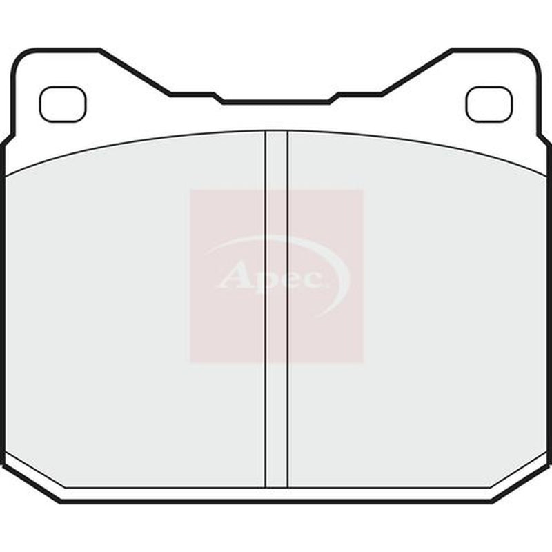 Apec Front Brake Pad Set fits VW Lt 40-55 I 1979-1996 2.4