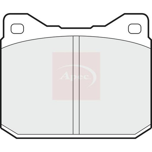 Apec Front Brake Pad Set fits VW Lt 40-55 I 1979-1996 2.4