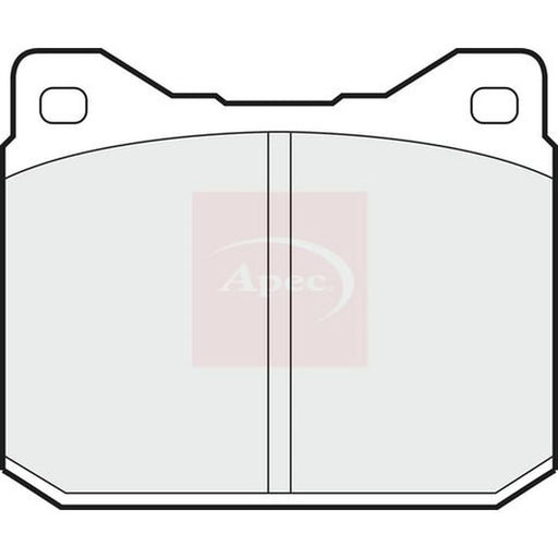 Apec Front Brake Pad Set PAD347