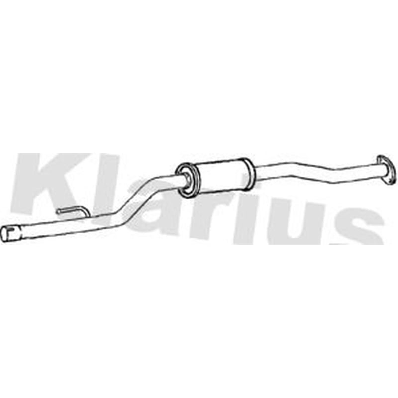 Klarius Box With Centre Pipe Centre fits Mitsubishi Lancer VIII 2008 on 1.5