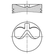 Mahle Piston Cylinder Bore = 126mm 101 73 02