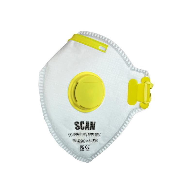 Scan Fold Flat Valved Disposable Mask FFP1 (Pack of 10) Scan - NN4 Online