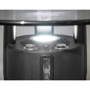 Dellonda Bistro Table with 1200W Heater - Black/Stainless Steel Dellonda  - Dynamic Drive